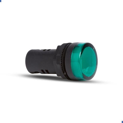 [SLDS1102] PILOTO LUMINOSO PLASTICO LED MONOBLOQUE VERDE 110VCA 