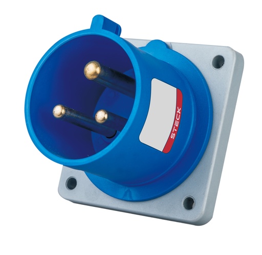 [H3036] FICHA FIJA DE EMBUTIR TRITON 2P+T 16A 200/250VCA 6H IP44