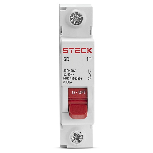 [SDD61B10] INTERRUPTOR TERMOMAGNETICO 1X10A 3KA CURVA B