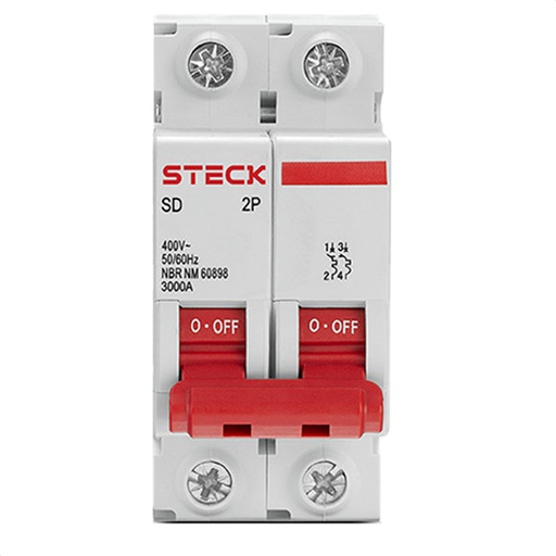 [SDD62C25] INTERRUPTOR TERMOMAGNETICO 2X25A 3KA CURVA C