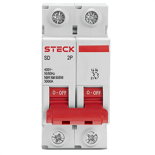 [SDD62C50] INTERRUPTOR TERMOMAGNETICO 2X50A 3KA CURVA C