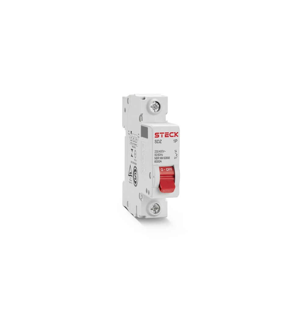 INTERRUPTOR TERMOMAGNETICO 1X6A 6KA CURVA B