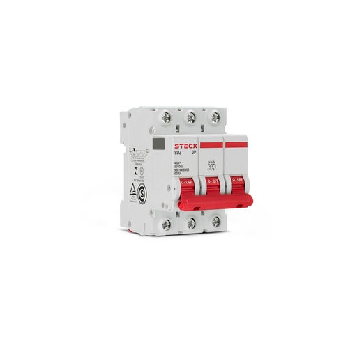 [SDZD63C32] INTERRUPTOR TERMOMAGNETICO 3X32A 6KA CURVA C