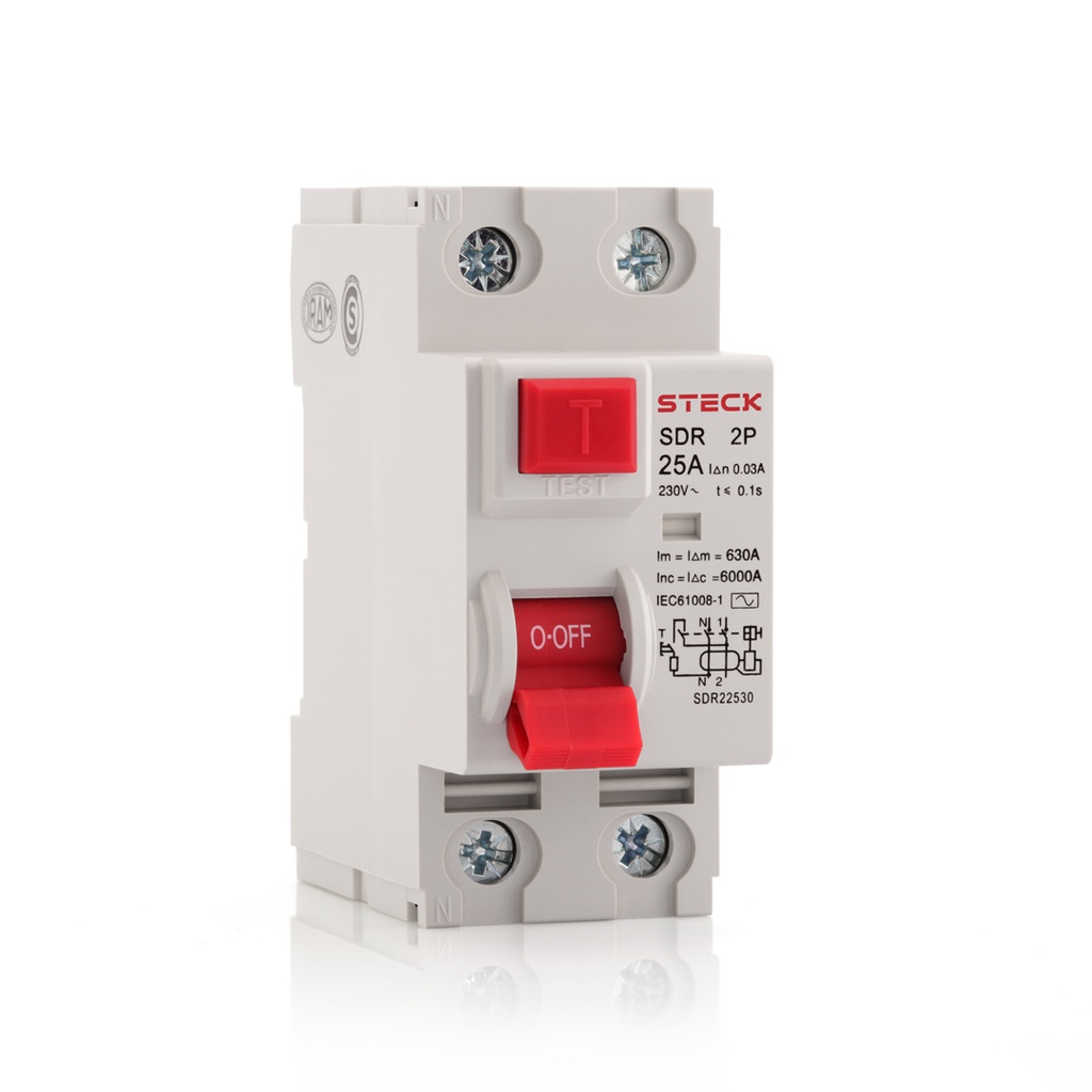 INTERRUPTOR DIFERENCIAL 2X40A 30MA 230VCA TIPO AC
