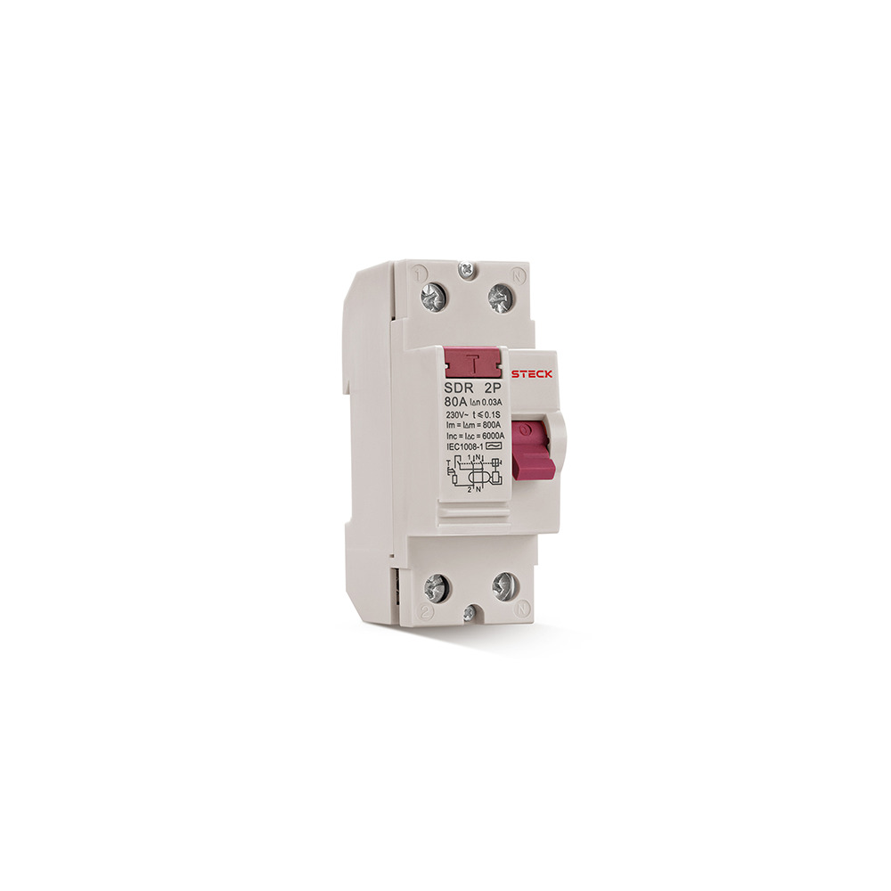 INTERRUPTOR DIFERENCIAL 2X80A 30MA 230VCA TIPO AC