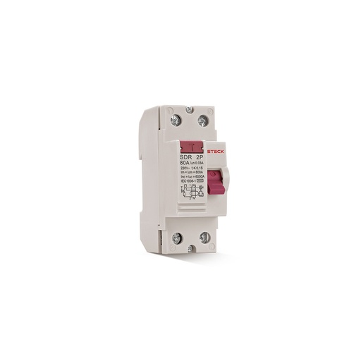 [SDR280003] INTERRUPTOR DIFERENCIAL 2X80A 30MA 230VCA TIPO AC