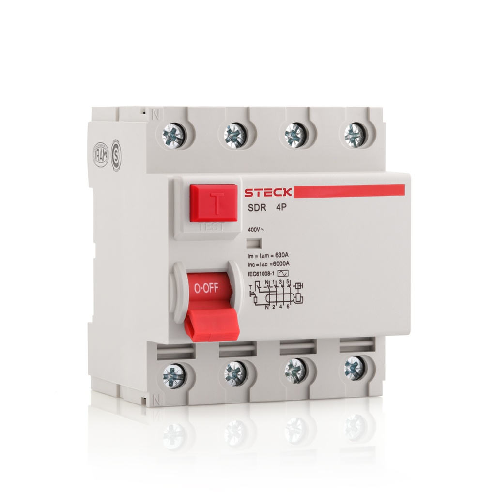 INTERRUPTOR DIFERENCIAL 4X40A 30MA 400VCA TIPO AC