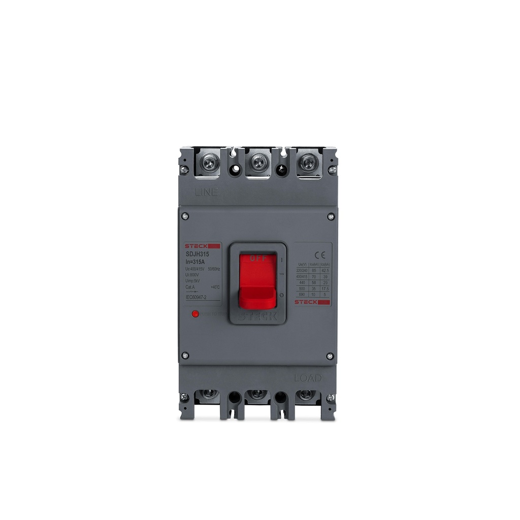 INTERRUPTOR AUTOMATICO CAJA MOLDEADA T400 3X315A 70KA RELE TERMOMAGNETICO FIJO