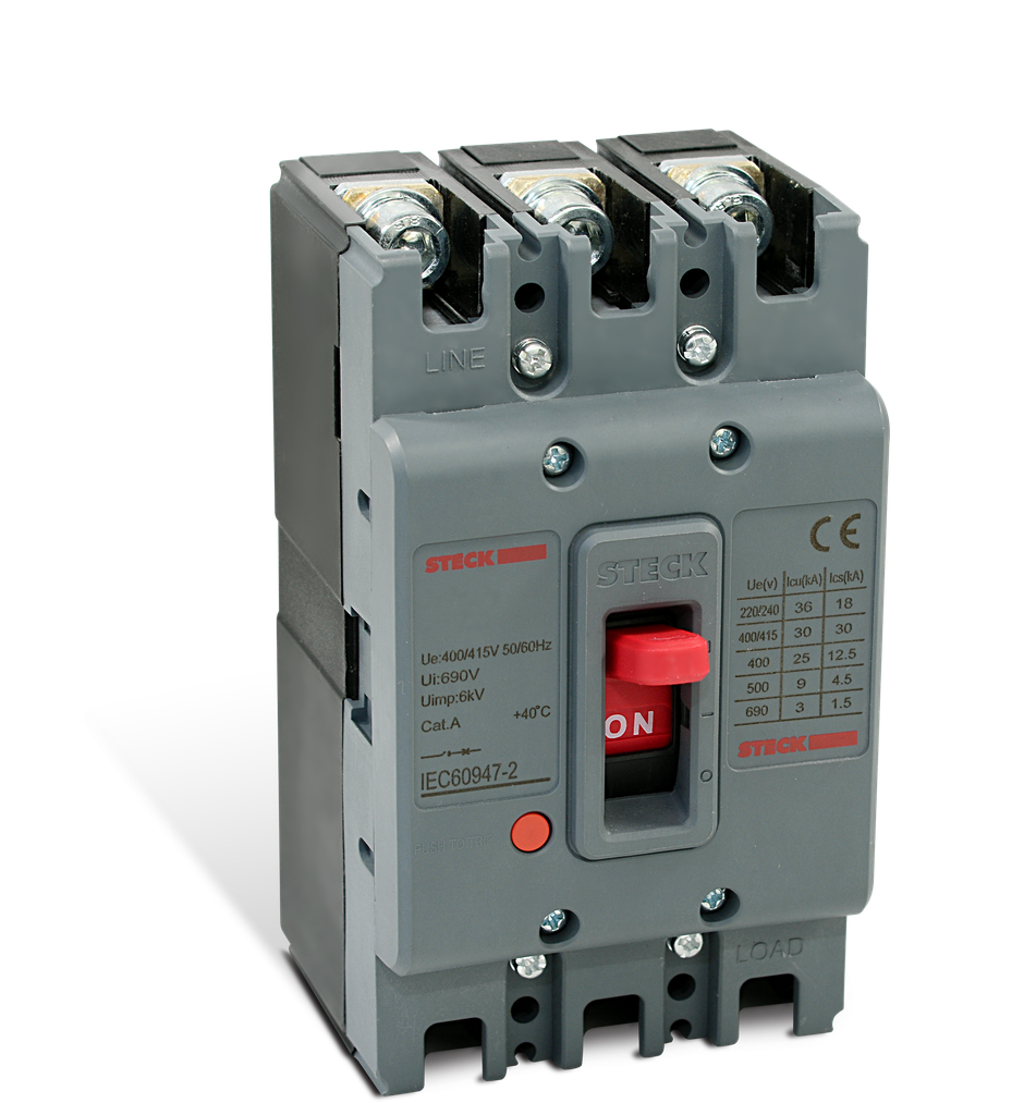 INTERRUPTOR AUTOMATICO CAJA MOLDEADA 3X70A 30KA RELE TERMOMAGNETICO FIJO