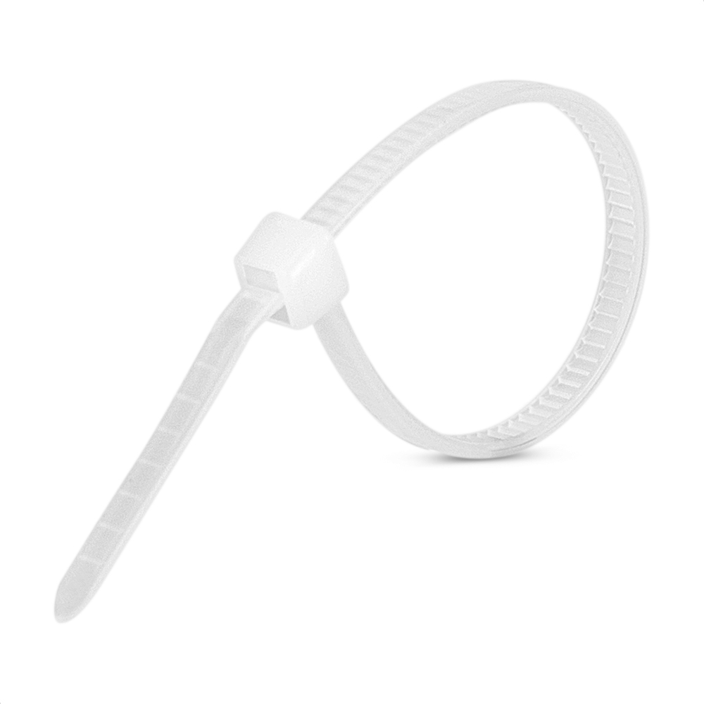 PRECINTO PLASTICO 100X2,5MM BLANCO (100 UNIDADES)