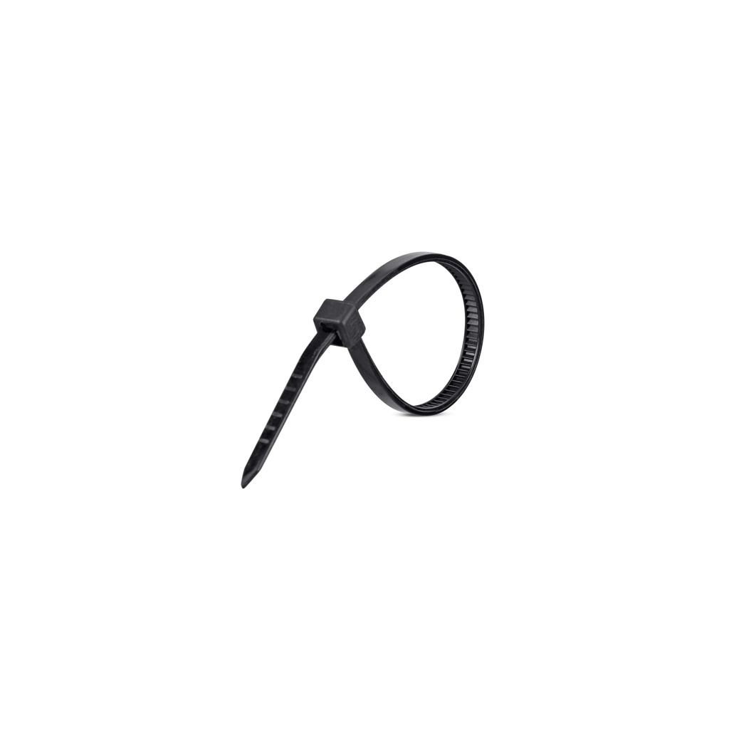 PRECINTO PLASTICO 100X2,5MM NEGRO (100 UNIDADES)