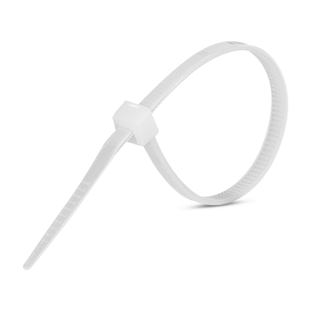 PRECINTO PLASTICO 150X3,5MM BLANCO (100 UNIDADES)