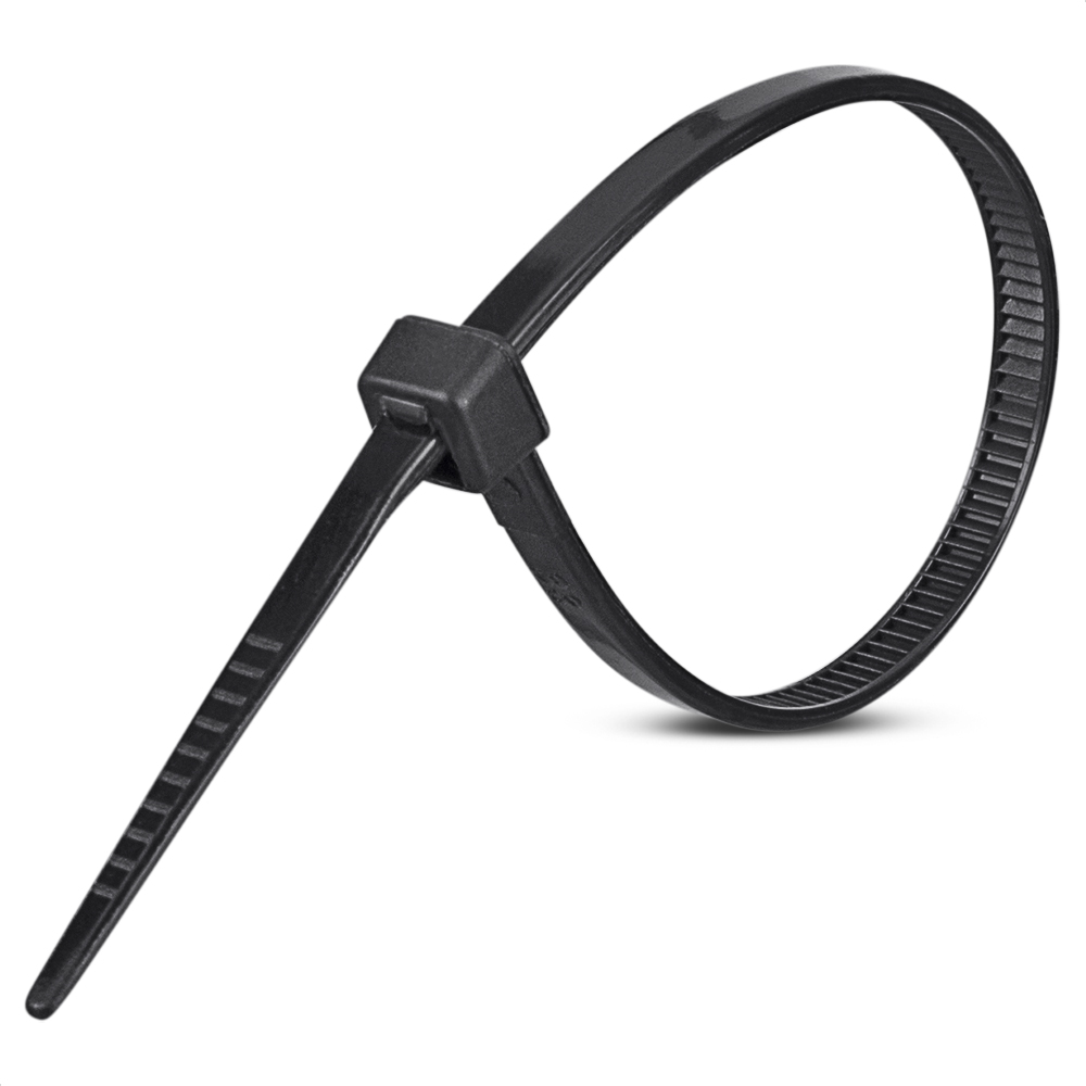 PRECINTO PLASTICO 150X3,5MM NEGRO (100 UNIDADES)