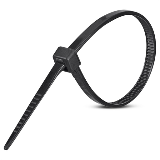 [CAB15035PT] PRECINTO PLASTICO 150X3,5MM NEGRO (100 UNIDADES)
