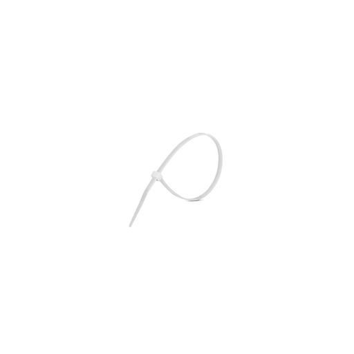 [CAB25036BR] PRECINTO PLASTICO 250X3,6MM BLANCO (100 UNIDADES)