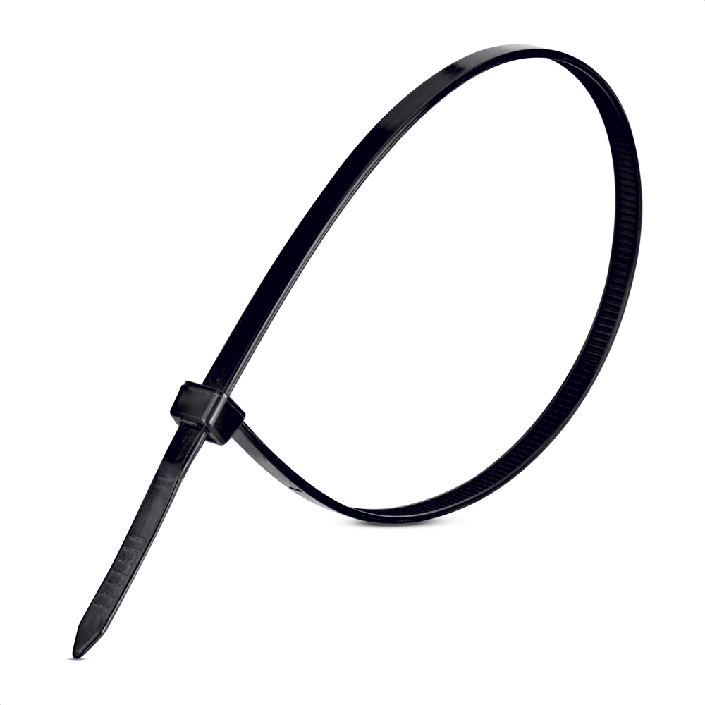 PRECINTO PLASTICO 300X4,8MM NEGRO (100 UNIDADES)