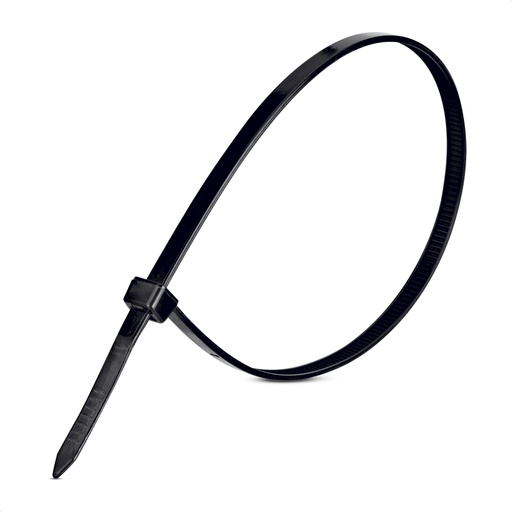 [CAB30048PT] PRECINTO PLASTICO 300X4,8MM NEGRO (100 UNIDADES)