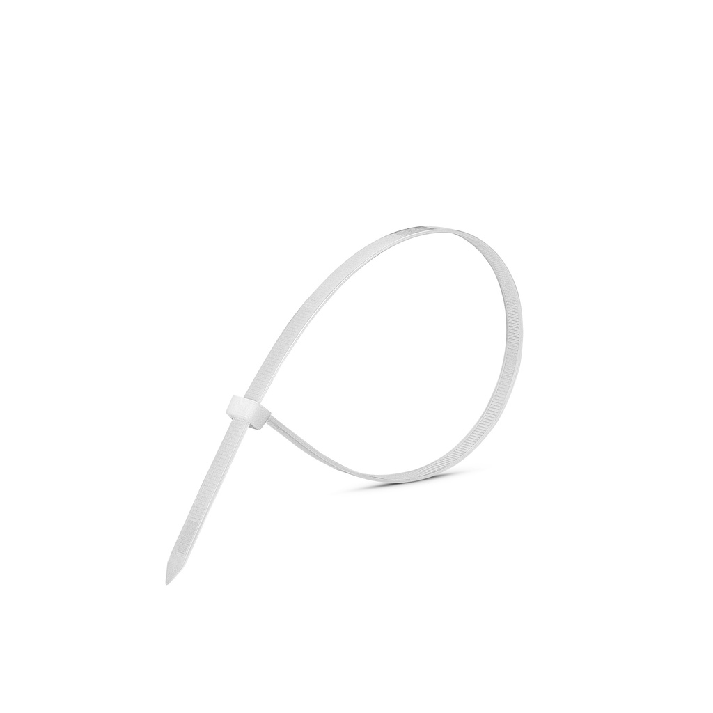 PRECINTO PLASTICO 650X12MM BLANCO (50 UNIDADES)