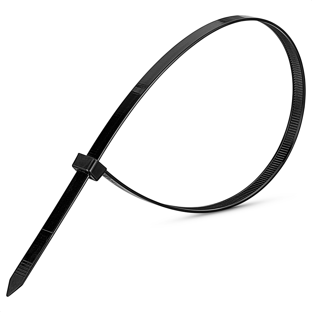 PRECINTO PLASTICO 650X12MM NEGRO (50 UNIDADES)