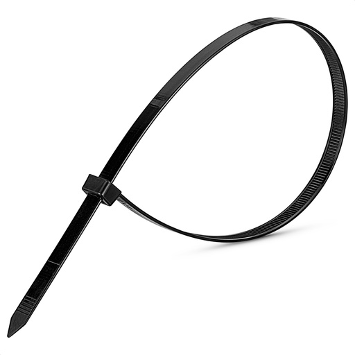 [CAB65012PT] PRECINTO PLASTICO 650X12MM NEGRO (50 UNIDADES)